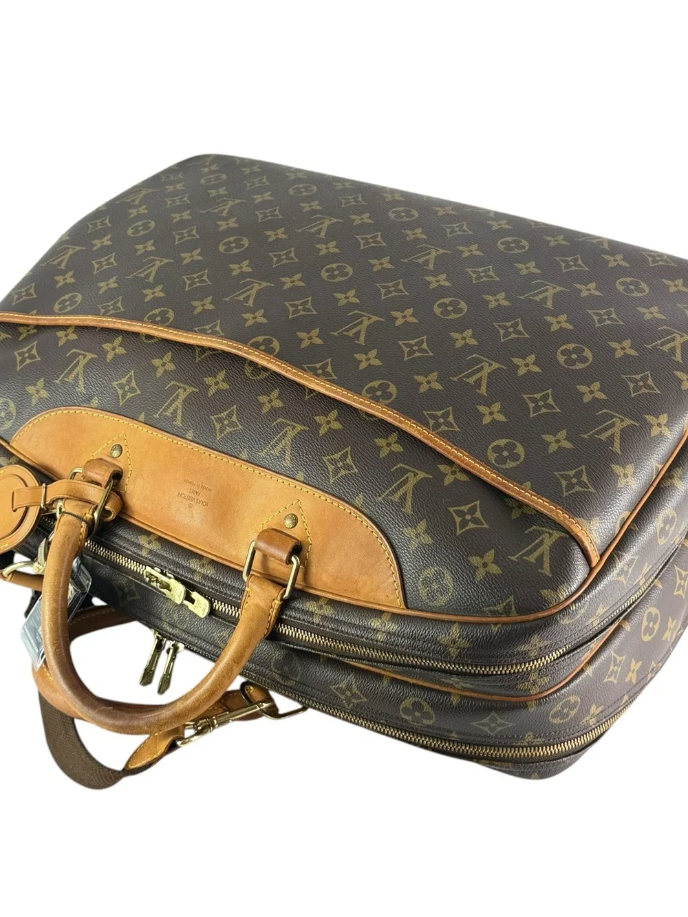 LOUIS VUITTON Alize 24 Heures Duffle Luggage Bag Made in France Authenticated